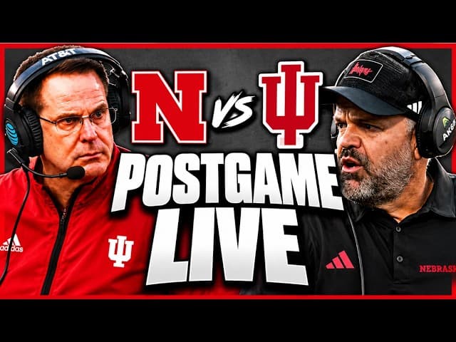 NEBRASKA - Indiana Post Game LIVE