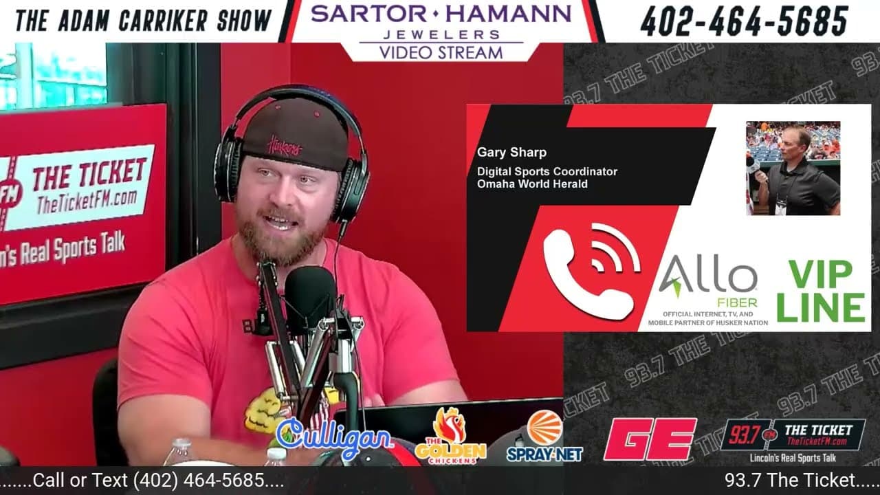 Who is More Vital to Nebraska's Offense? Colandrea or Rule? | Gary Sharp | The Adam Carriker Show