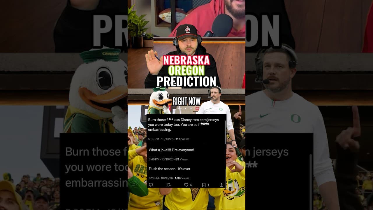 Nebraska and Oregon face off in Eugene. We have predictions. #huskers #oregon #prediction #football