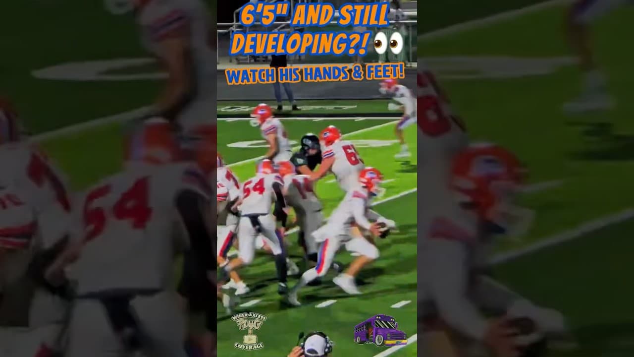6'5" & ACTIVE HANDS 👀 | Uncommitted '28 T/DT Gage Mettscher NEBPreps