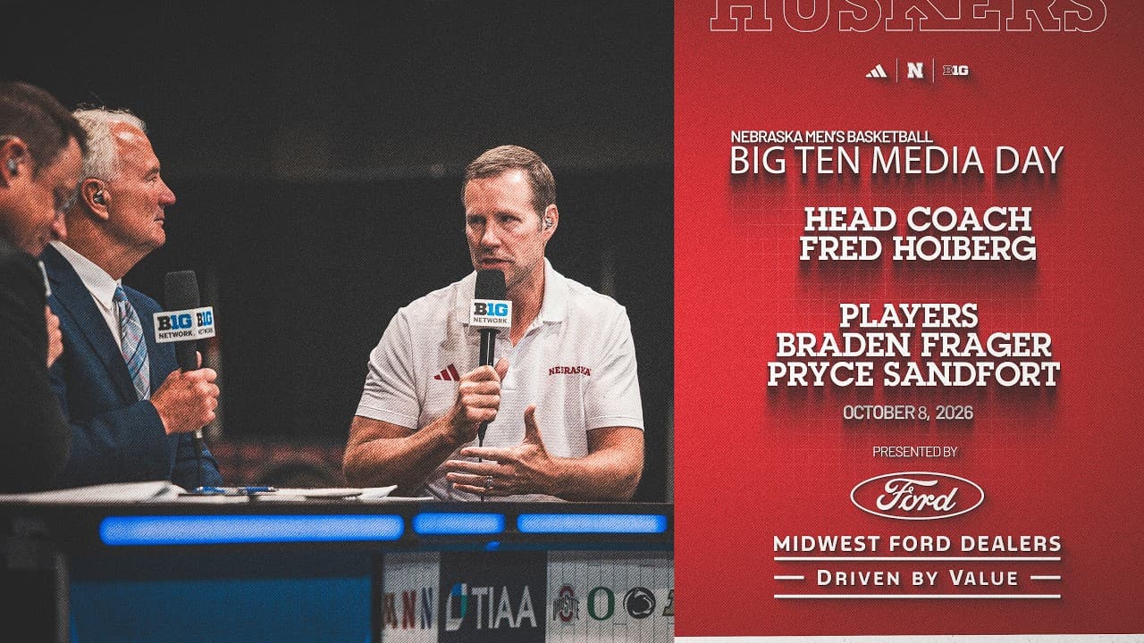 Watch Coach Hoiberg, Braden Frager and Pryce Sandfort LIVE from Big Ten Media Day. 🎙️