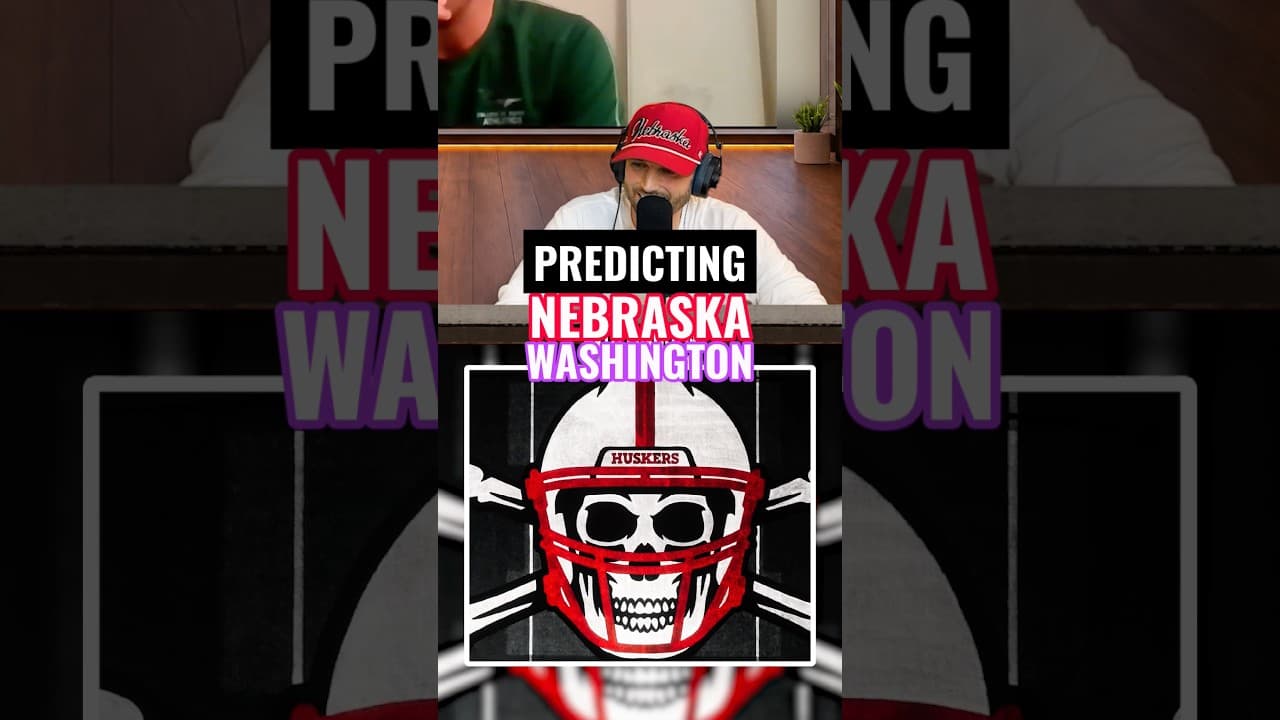 Nebraska-Washington predictions with Jordan Westerkamp #huskers #washington #nebraska #prediction