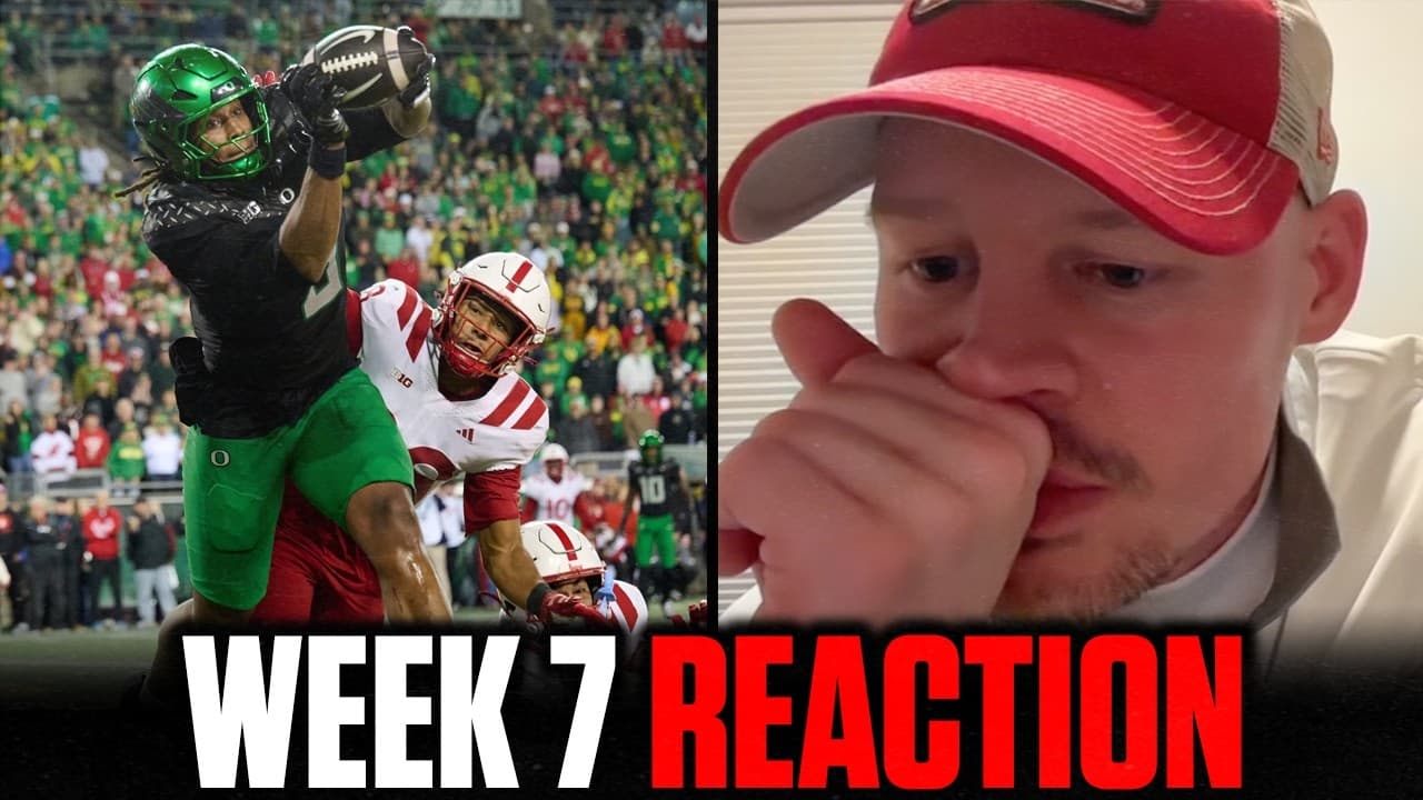 REACTING TO NEBRASKA'S LOSS TO OREGON