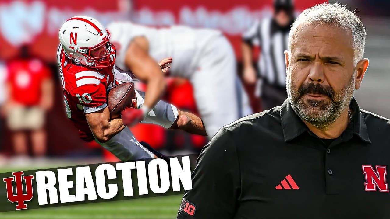 Instant Reaction Nebraska's BRUTAL Loss To Curt Cignetti & Indiana Hoosiers
