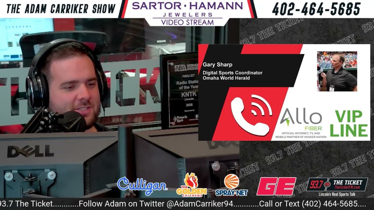 Gary Sharp reacts to Nebraska's Win over Bowling Green & Looks Ahead to N. Dakota | Adam Carriker