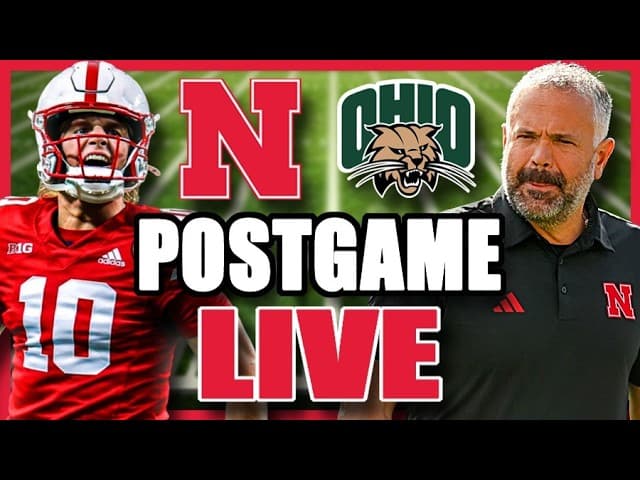 NEBRASKA - Ohio Postgame LIVE