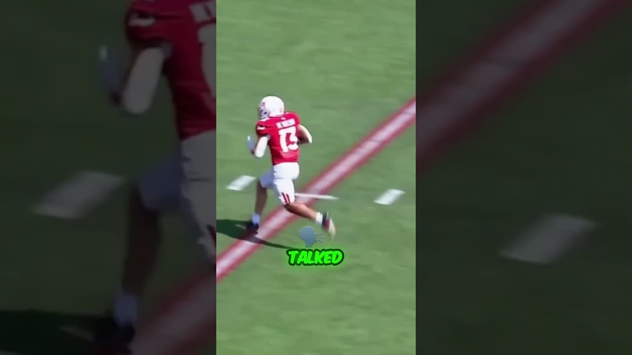 Mekhi Nelson Has Taken A Huge Leap🌽 #nebraskafootball #huskers #nebraska #collegefootball