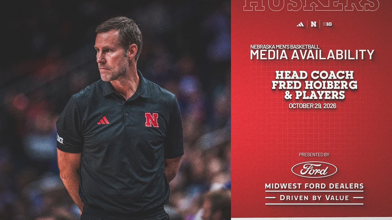 🎙️ Nebraska Men's Basketball Media Availability | October 29, 2026