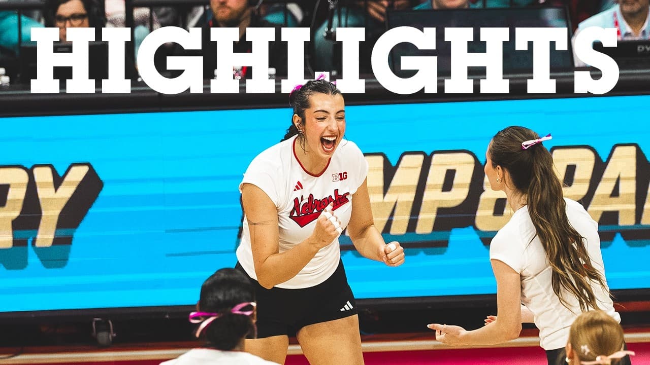 Huskers wash away Trojans in another home sweep | Nebraska Volleyball Highlights vs. USC