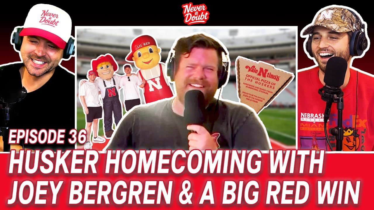Ep. 36: The Return to Lincoln, Huskers beat Ohio, Tailgate Tours & JOEY BERGREN joins the show