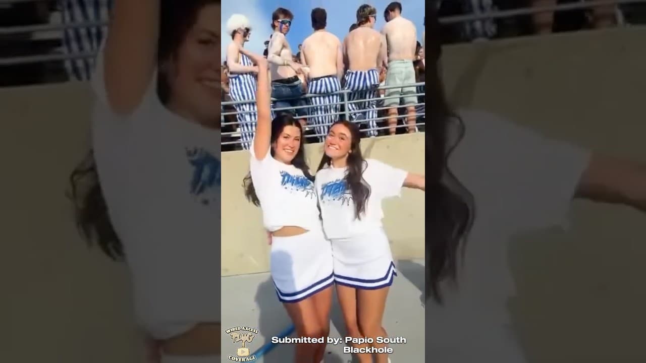 Papillion-La Vista South ‘27 Blackhole Came With HEAT 🔥 | Student Section Hype #Shorts