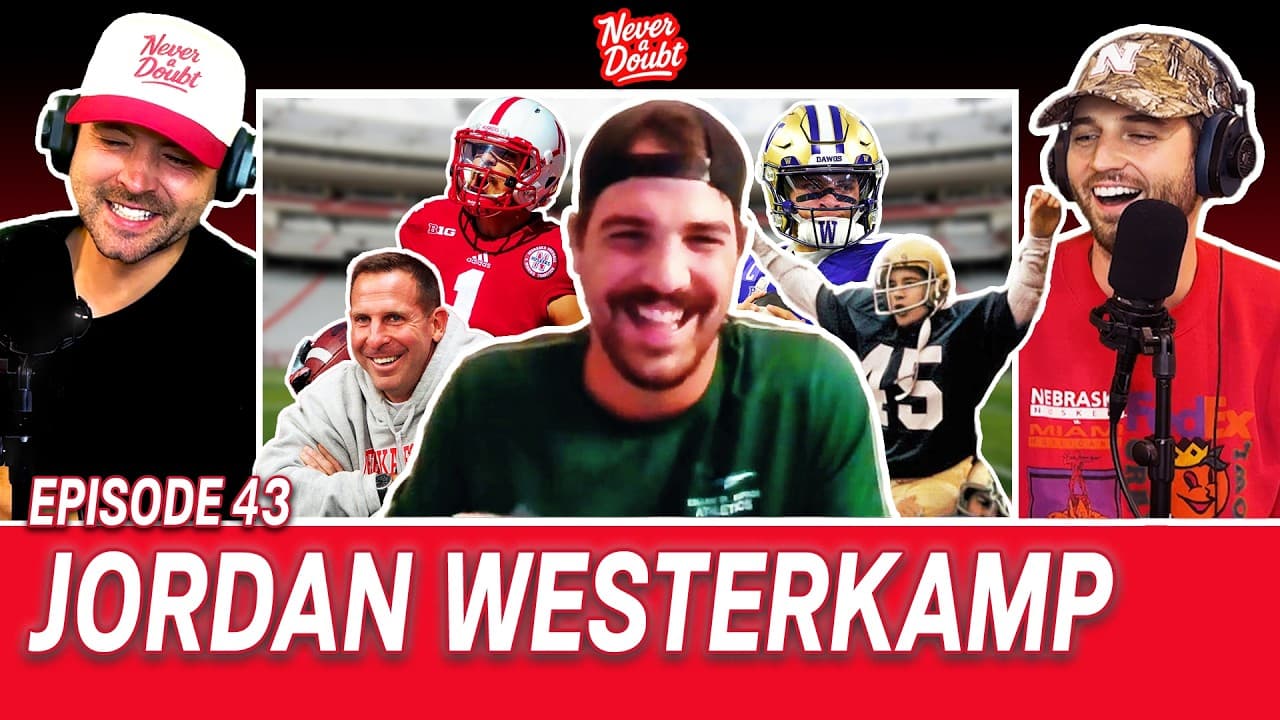 Ep. 43: JORDAN WESTERKAMP joins to talk Huskers-Huskies, Alternate Uni's, Notre Dame & Crazy Catches