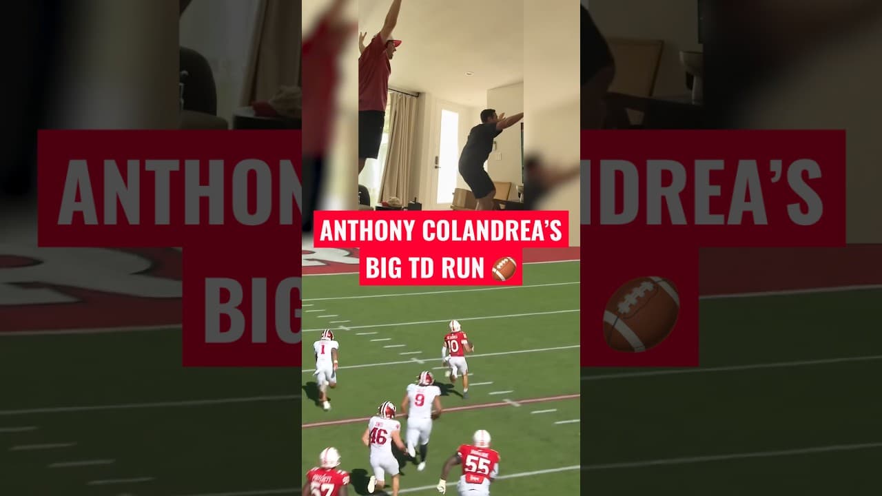 The Anthony Colandrea TD that (almost) changed Husker Football #huskers #indiana #collegefootball