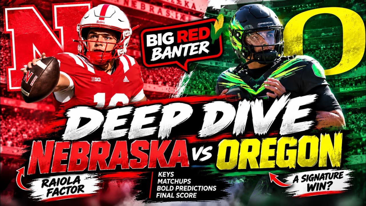 Can Nebraska Take Down Oregon? 👀 | Raiola, Keys & Predictions