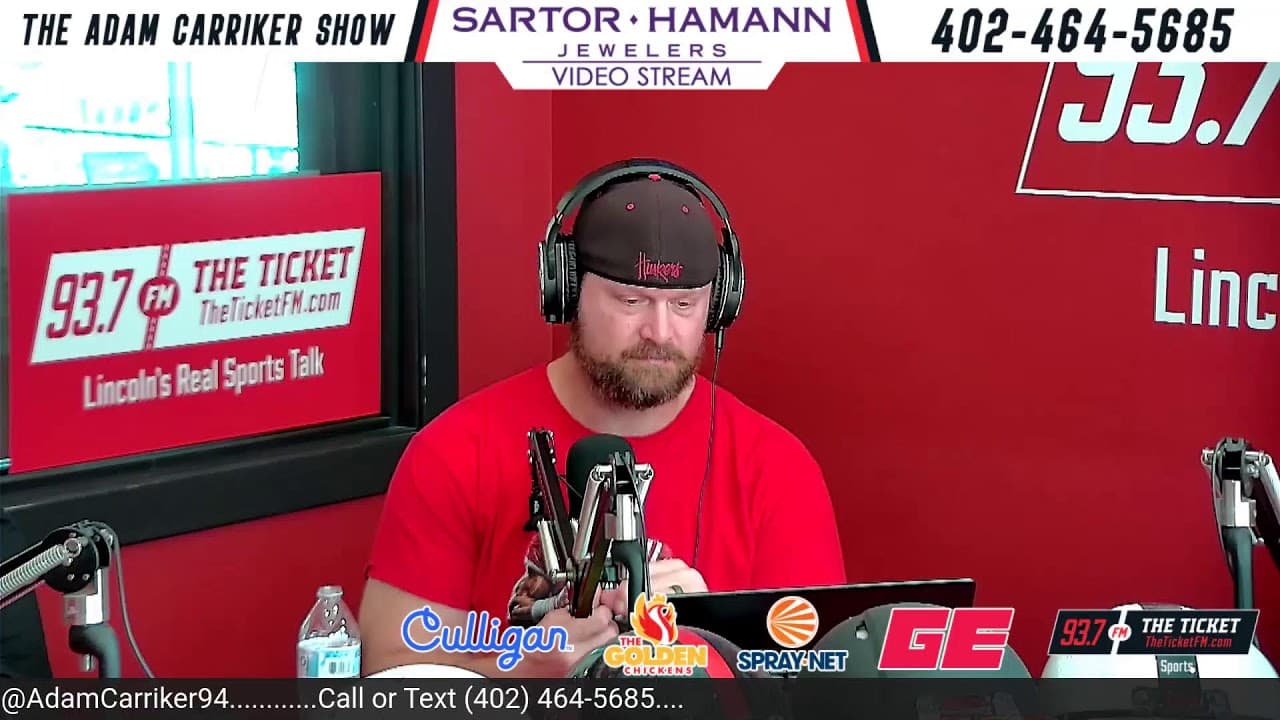 Nebraska's Realistic Chances Of BEATING Indiana?! | The Adam Carriker Show (10/9)