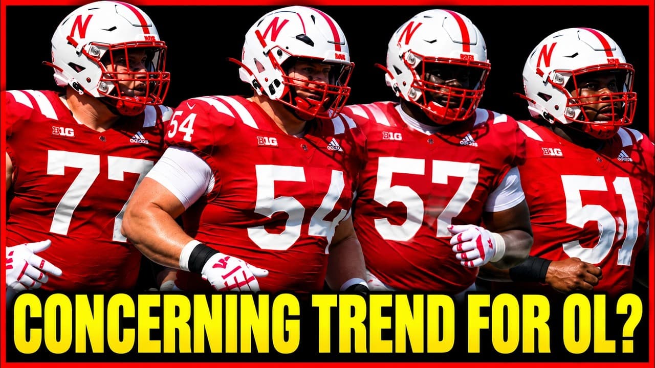 Nebraska OL Has Problem That Needs Fixed NOW