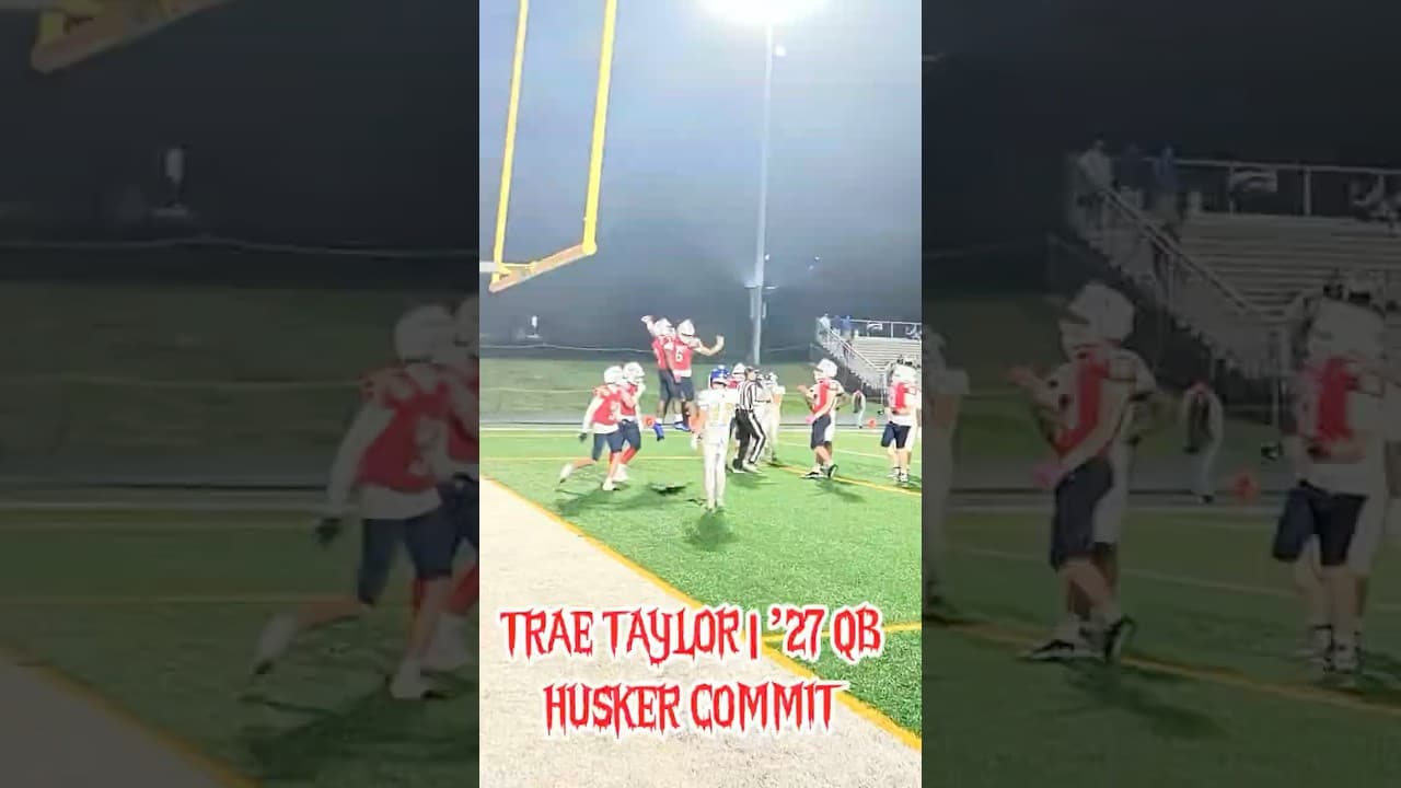 NEBPreps ‘27 Trae Taylor TAKES OVER! 428 Total Yards & 7 TDs 🔥 | Husker Commit