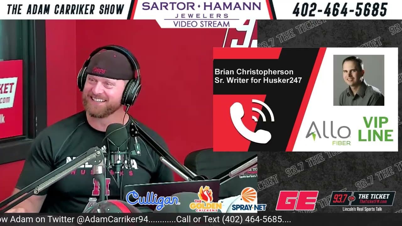 Nebraska Indiana Recap | Brian Christopherson, Husker247 | The Adam Carriker Show