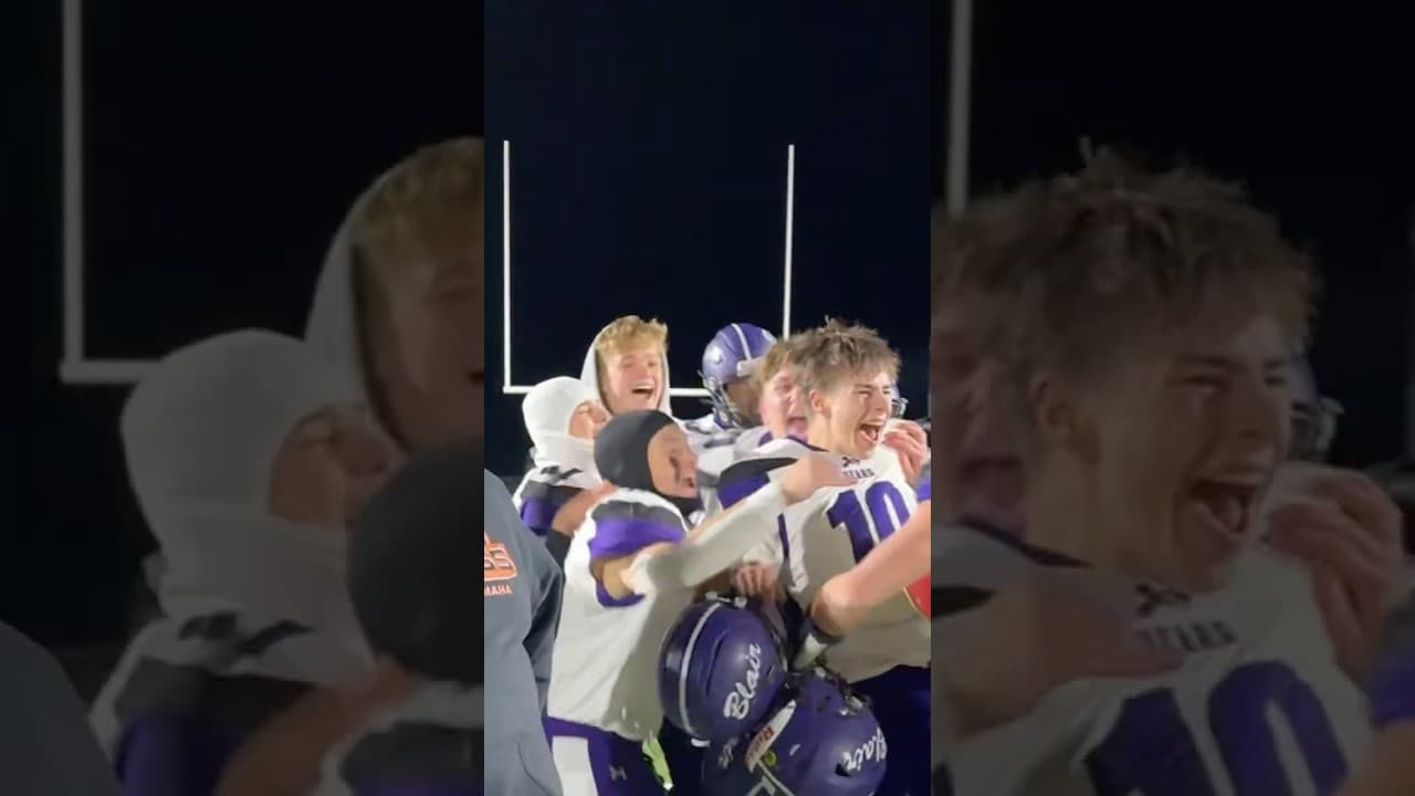 Uncommitted ’29 Landry Larsen DOMINATES! 161 Yards, 3 TDs 🏈🔥 #Shorts NEBPreps
