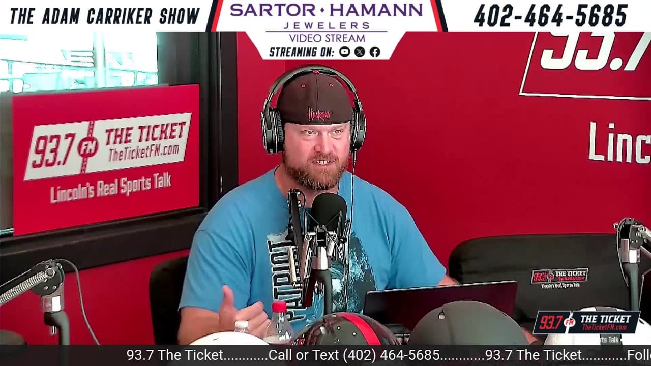 Nebraska Final Record Prediction | Tay Ellis Gone!| The Adam Carriker Show (9/3)