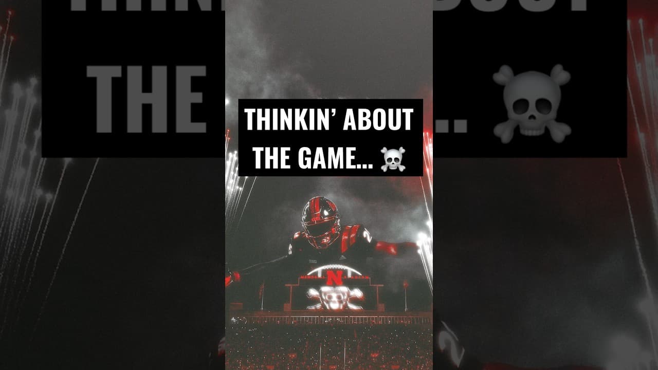 Nebraska welcomes Washington into the sea of black on Saturday… and we’re thinkin about it #huskers