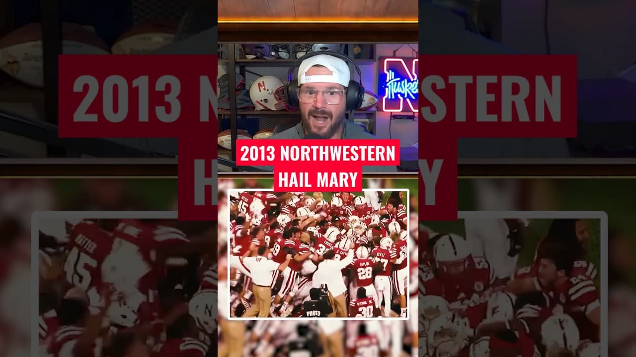 The Northwestern Hail Mary as told by Jeremiah Sirles #huskers #hailmary #collegefootball #bigten