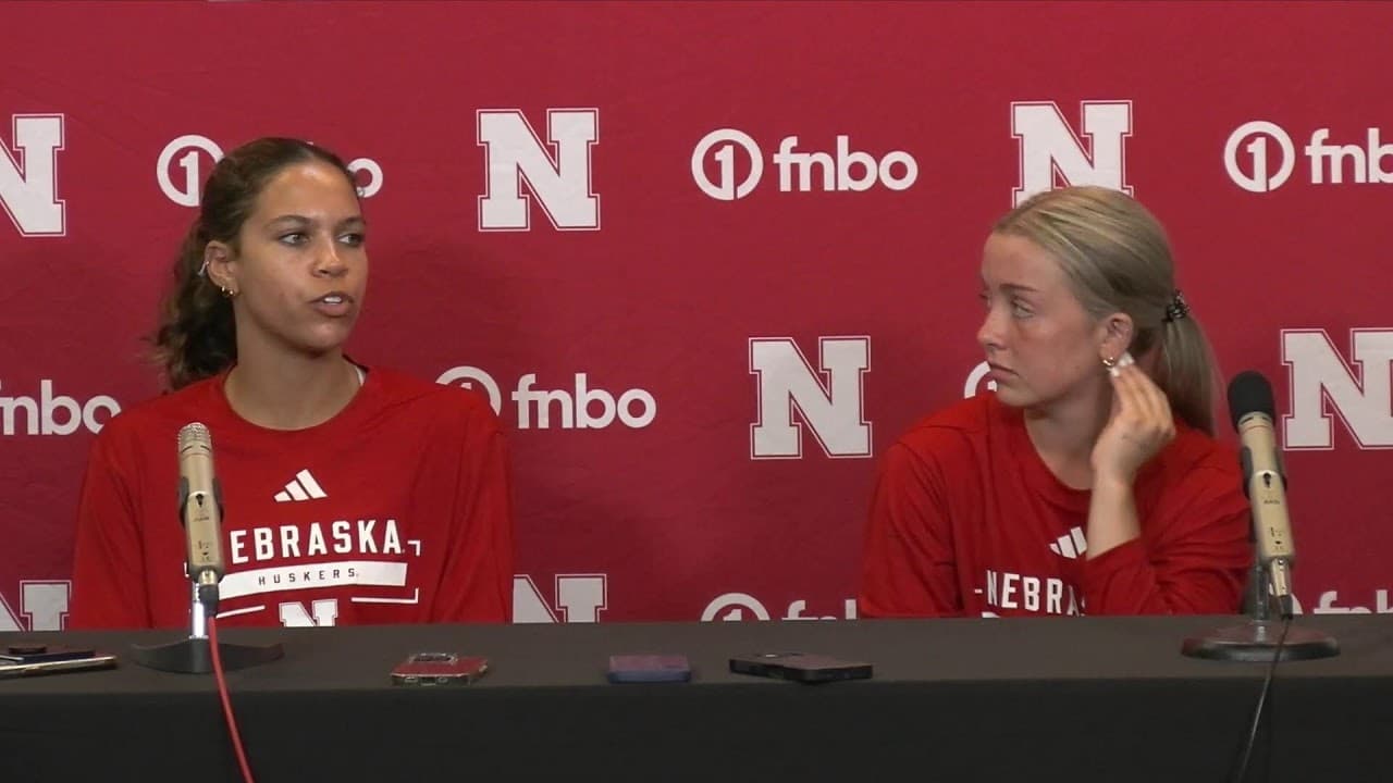 🎙️Postgame Presser vs. Georgia Tech | Nebraska Volleyball