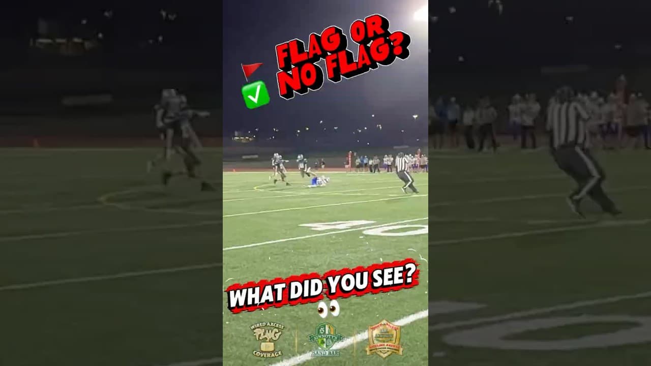 FLAG or NO FLAG?! 🚩 Pass Interference or Great Defense? NEBPreps